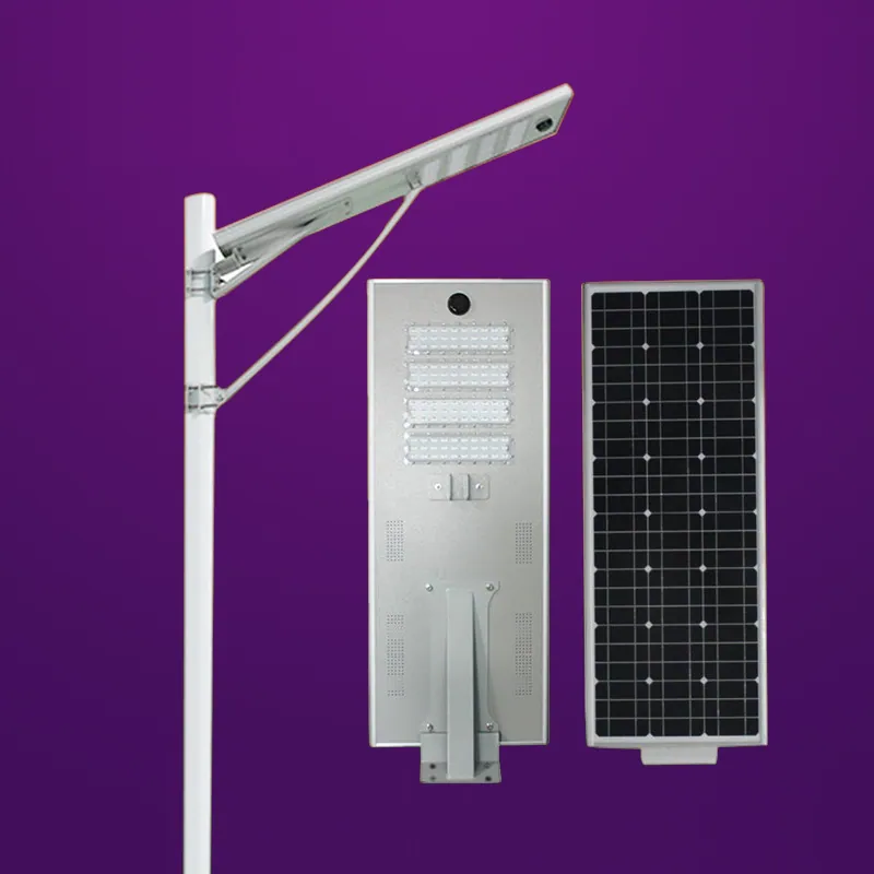 120W Integrated Solar LED Street Light with Motion Sensor view 6