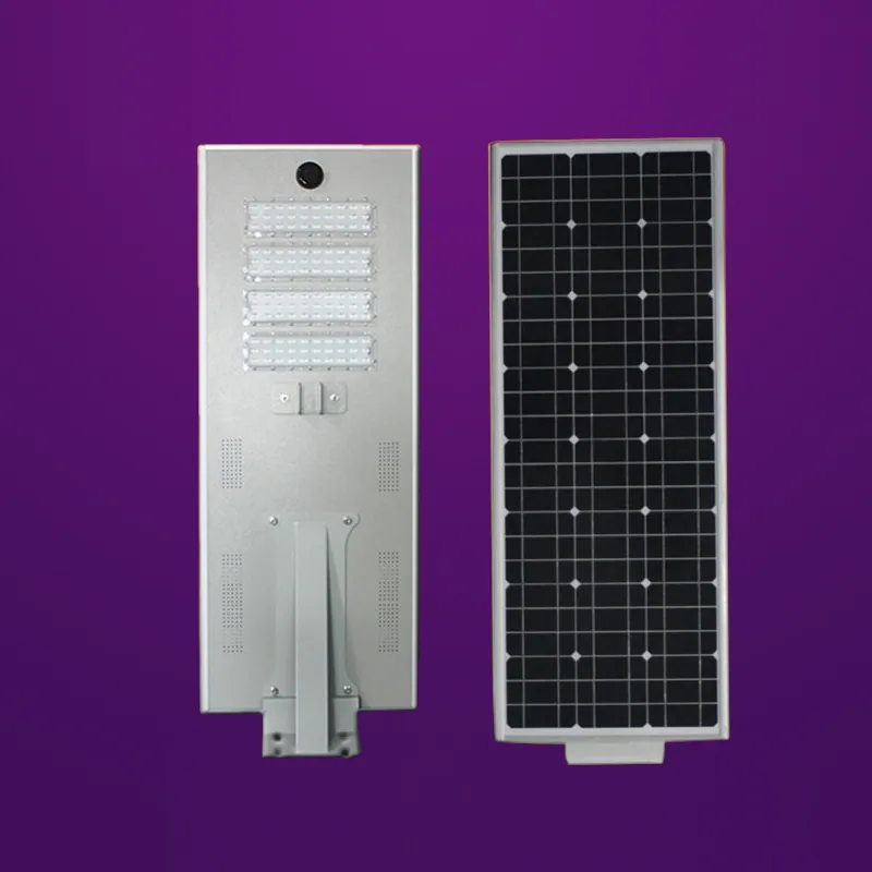 120W Integrated Solar LED Street Light with Motion Sensor view 1