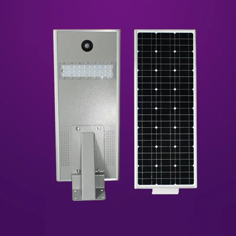 25W Integrated Solar LED Street Light with Motion Sensor view 1