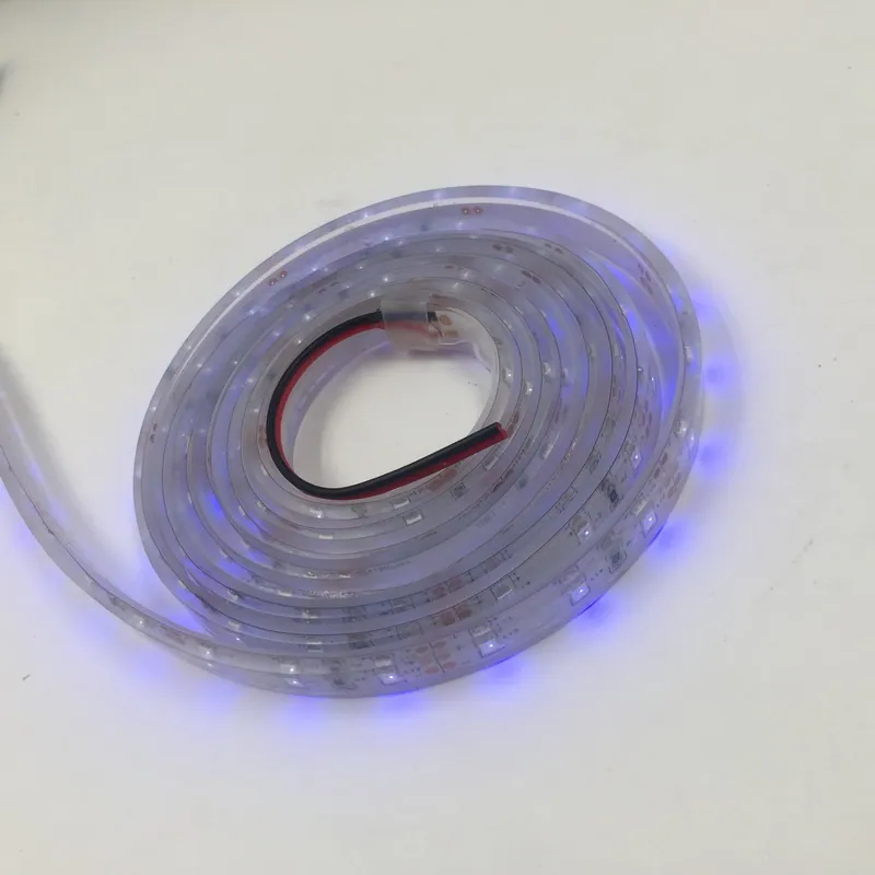SMD2835-300 12V DC 72W 365nm-390nm UV (Ultraviolet) LED Strip Light IP68 Glue Filling Waterproof Flex White PCB Tape Light Ideal for UV Curing, Currency Validation, Mosquito Killer, UV Exposure & Medical Field view 6