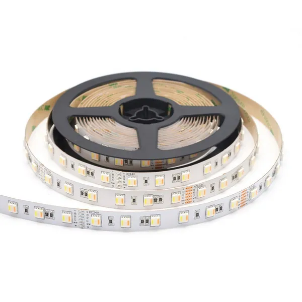 5in1 RGBWW+W LED Strip Light 5050 60led/m Flex White PCB Tape Light Ideal For Home Decor