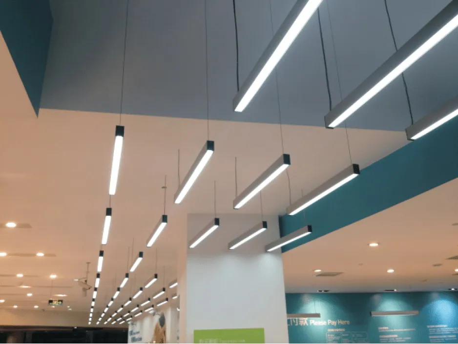 Linear Lighting,linear Light fixture,60W R9>95 Suspended Light Led Lamp 1000mm 1200mm view 4