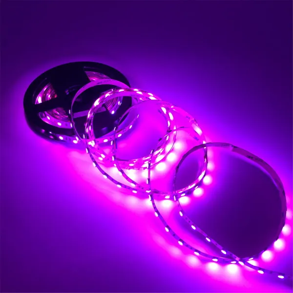 5050 60led/M RGB LED Strip Light Flex White PCB Tape Light Ideal for Home Decor view 4