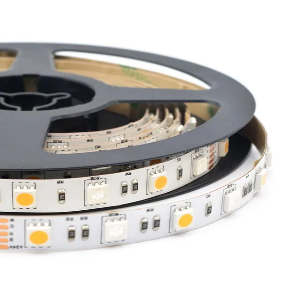 RGB+W 5050 LED Strip Light Flex White PCB Tape Light Ideal for Home Decor view 4