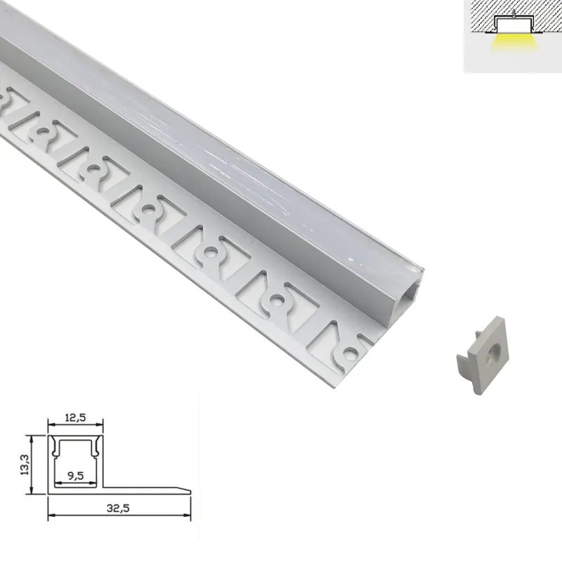 Gypsum Ceiling LED Aluminum Profile SC3213