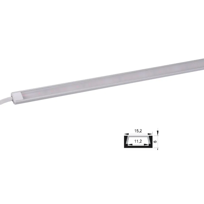 Slim LED Aluminum Channel 15X6mm