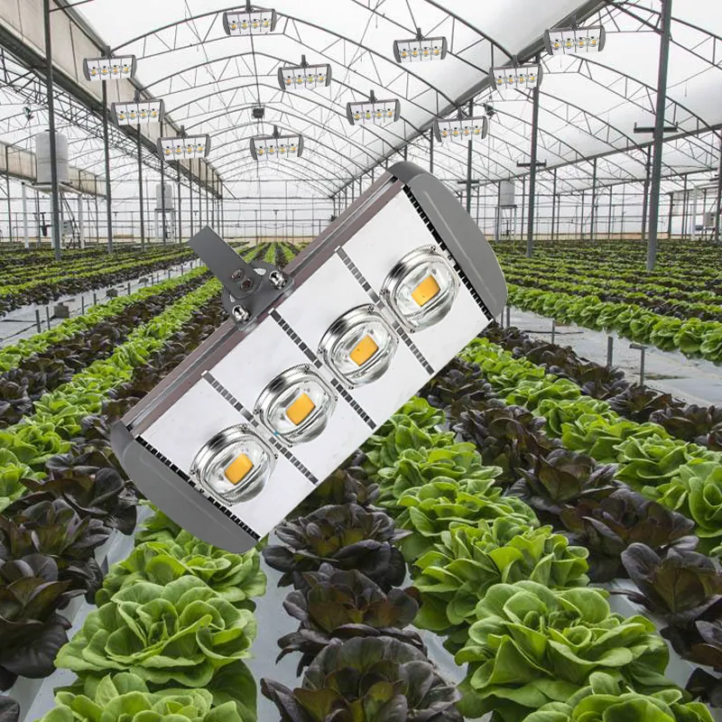 integrated multichip led grow light full spectrum 400W,ip65 outdoor high bay led grow fixture for greenhouses,growth chambers