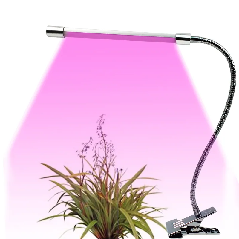 led grow lights for indoor plants,5V USB led plant light with flexible gooseneck tube and clip