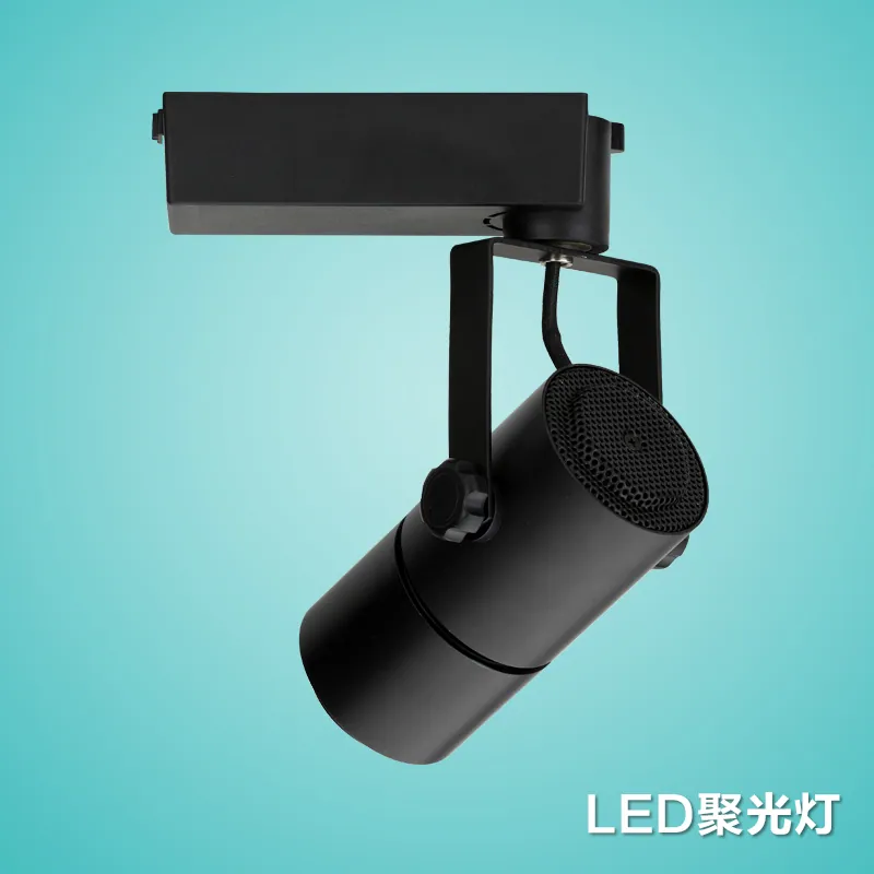 18W COB LOGO Track Spotlight,Rotatable Track Lighting Head,Angle Adjustable LED Light view 6