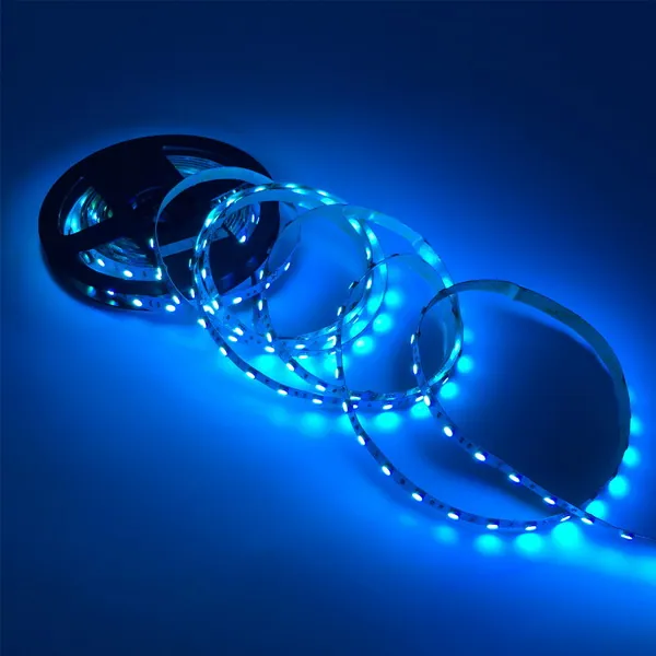 5050 60led/M RGB LED Strip Light Flex White PCB Tape Light Ideal for Home Decor view 5