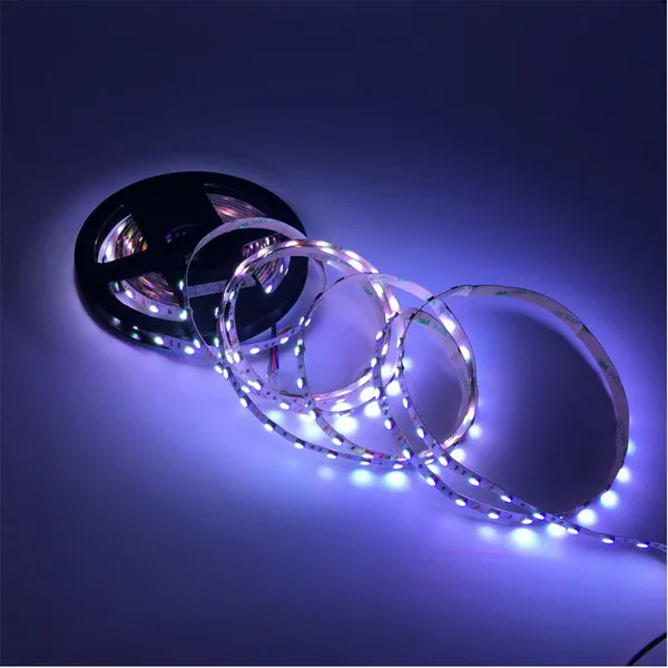 5050 60led/M RGB LED Strip Light Flex White PCB Tape Light Ideal for Home Decor view 3