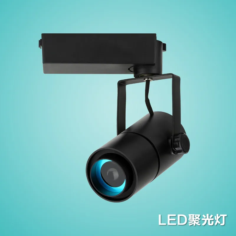 18W COB LOGO Track Spotlight,Rotatable Track Lighting Head,Angle Adjustable LED Light view 7