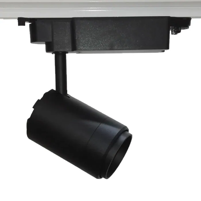 Focus Adjustable LED Track Lighting Head 20W Zoomable COB LED Spot Lights view 2