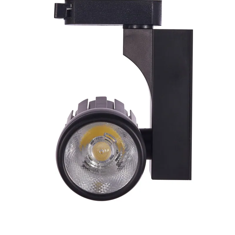 LED COB Track Light Round Spotlight Rotatable Track Lighting Head Angle Adjustable LED Light view 7
