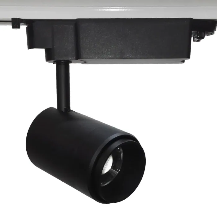 Focus Adjustable LED Track Lighting Head 20W Zoomable COB LED Spot Lights view 1