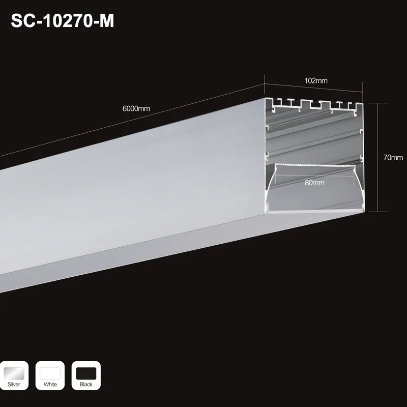 Linear Pendant Lighting,linear Led lighting,120W R9>95 Suspended Light Led Lamp 1000mm 1200mm view 2