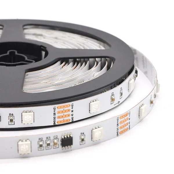 5050 Magic Strip Light,RGB Multicolor Changing Flexible LED Strip 30Led/m for Project or Decoration view 4