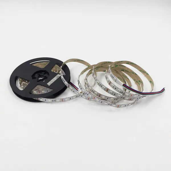5050 60led/M RGB LED Strip Light Flex White PCB Tape Light Ideal For Home Decor