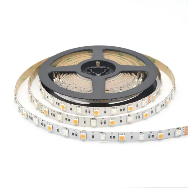 RGB+W 5050 LED Strip Light Flex White PCB Tape Light Ideal for Home Decor view 3