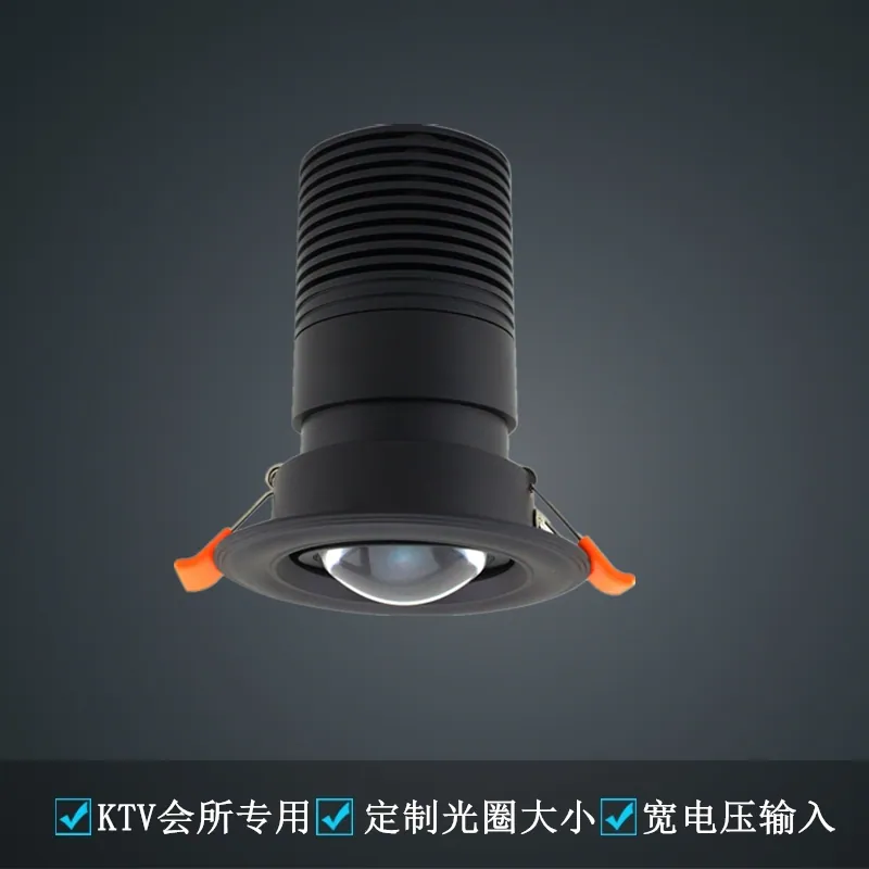 spotlights ,cob led downlight recessed for KTV,Bar,Hotel,home decor,5W 12W RGB KTV Lighting