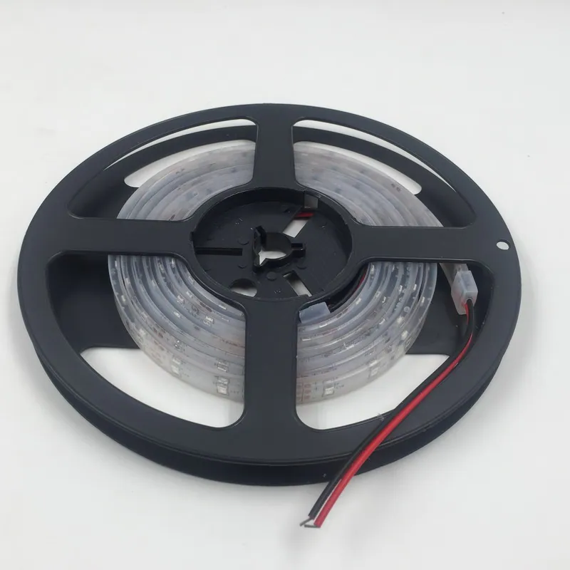 SMD2835-1200 24V DC 180W 365nm-390nm UV (Ultraviolet) LED Strip Light IP68 Glue Filling Waterproof Flex White PCB Tape Light Ideal for UV Curing, Currency Validation, Mosquito killer, UV Exposure & Medical Field