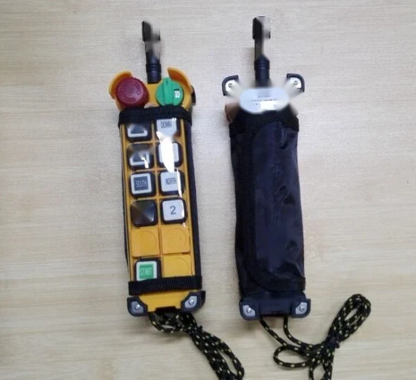 Dust-proof cover for F21 and F24 series radio remote controls in black