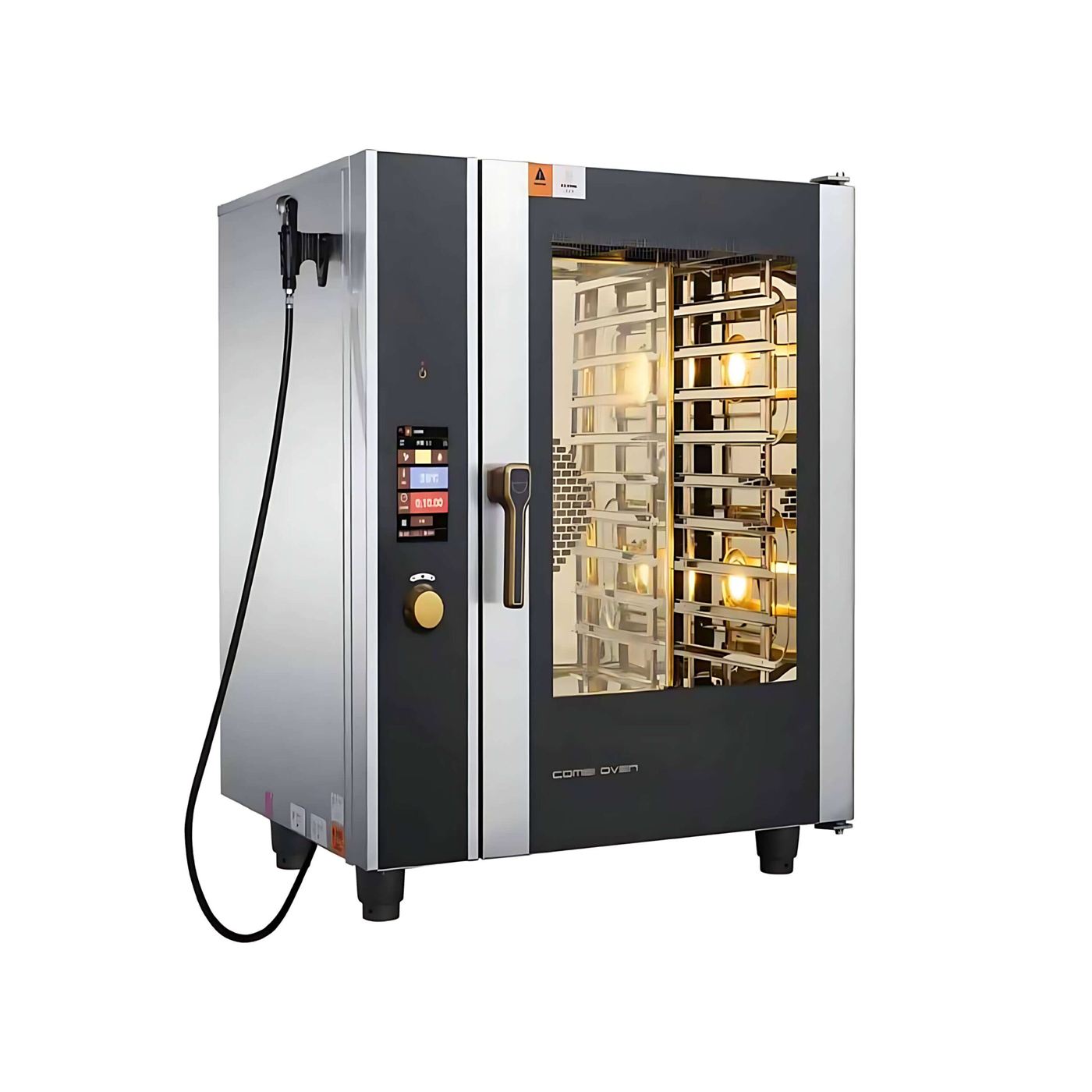 10 GN 1/1 combi steam oven with touchscreen control