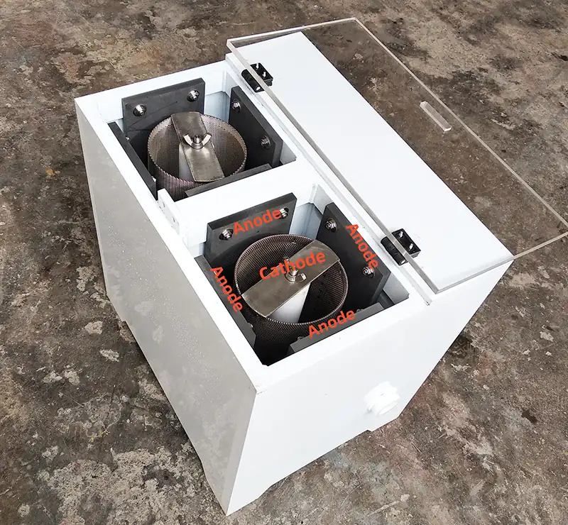 Automatic Gold And Silver Electrowinning Recovery Machine construction detail