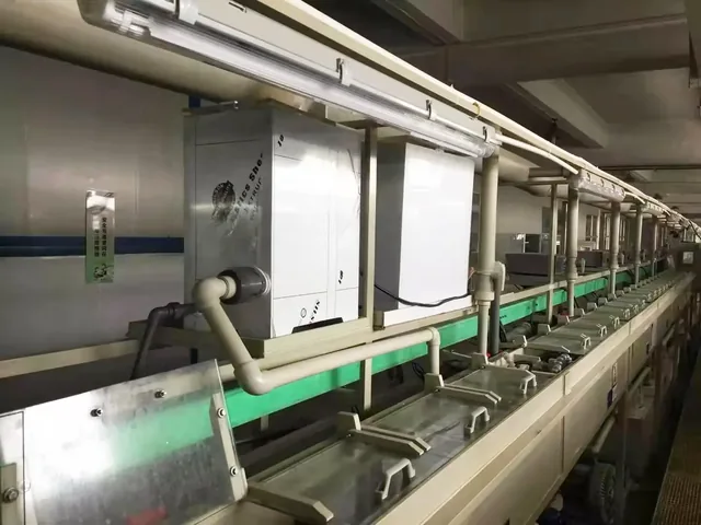 Electrolysis cells assembled in the Aicheng workshop