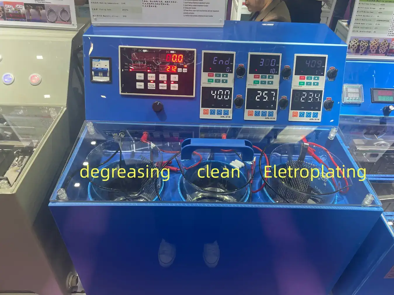 Small Jewelry Electroplating Machine construction detail