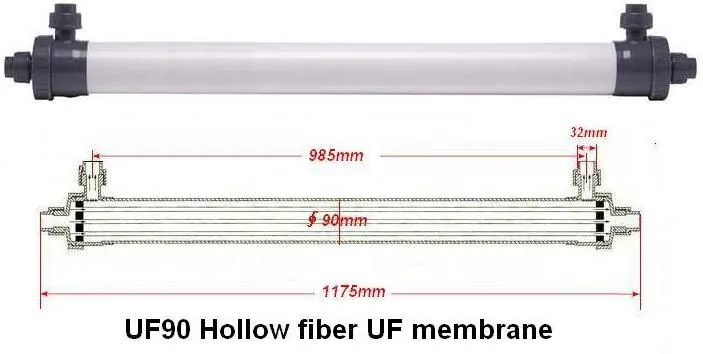 UF90 Hollow Fiber UF Membrane Module
