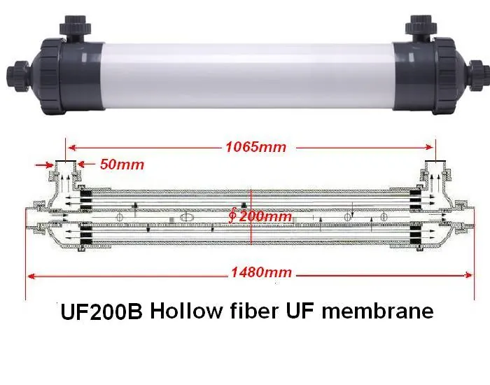 UF200B Hollow Fiber UF Membrane Module