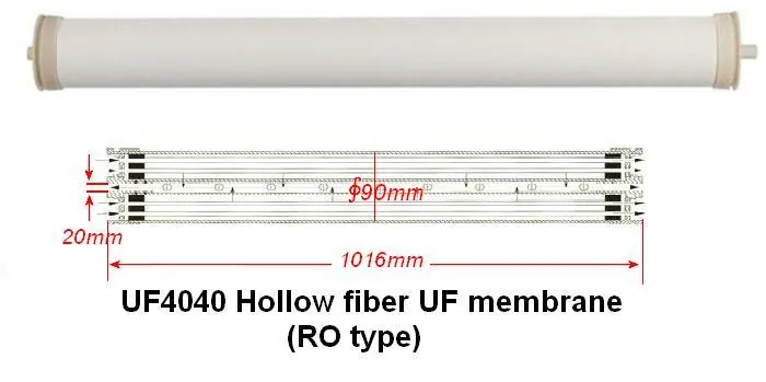 UF4040 Hollow Fiber UF Membrane Module