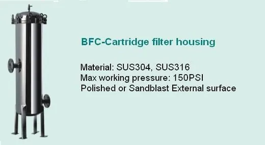 BFC Cartridge Filter Housing