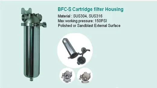 BFC-S Cartridge Filter Housing