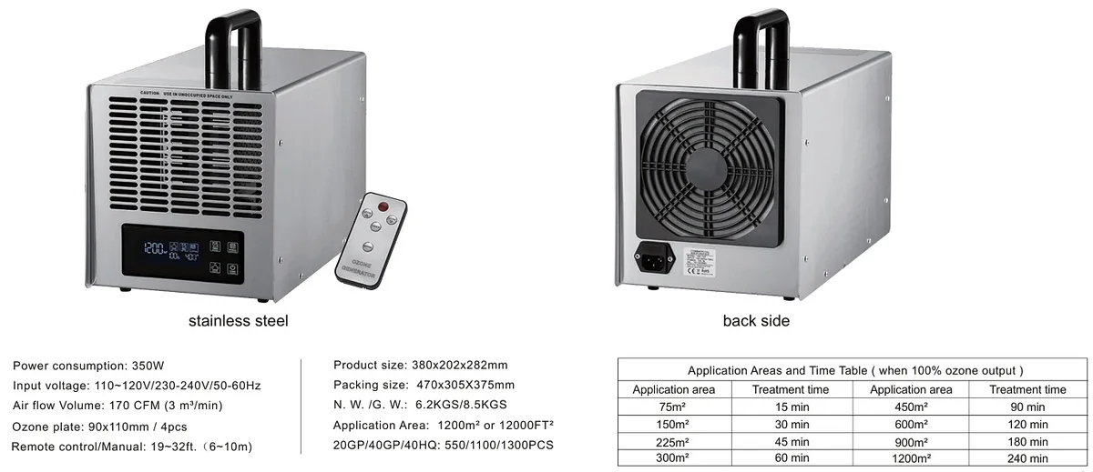 G40000 40G LCD digital ozone generator