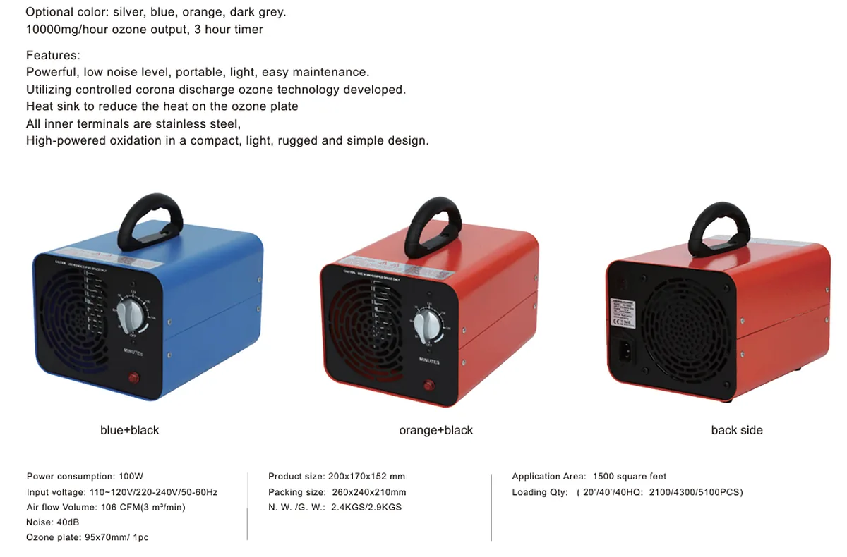 HE-153D 10G Ozone Generator