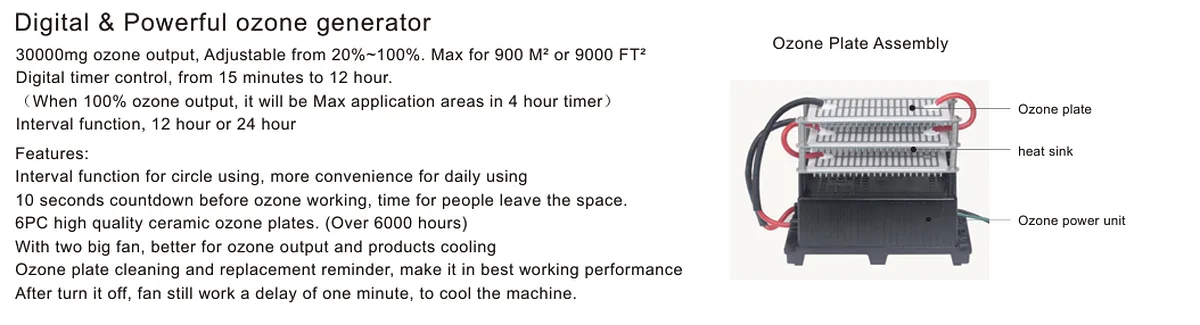 HE-161N 30G Digital ozone generator
