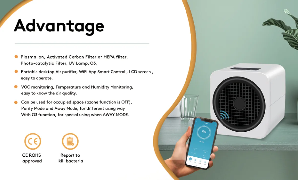 HE-262 Desktop Air Purifier
