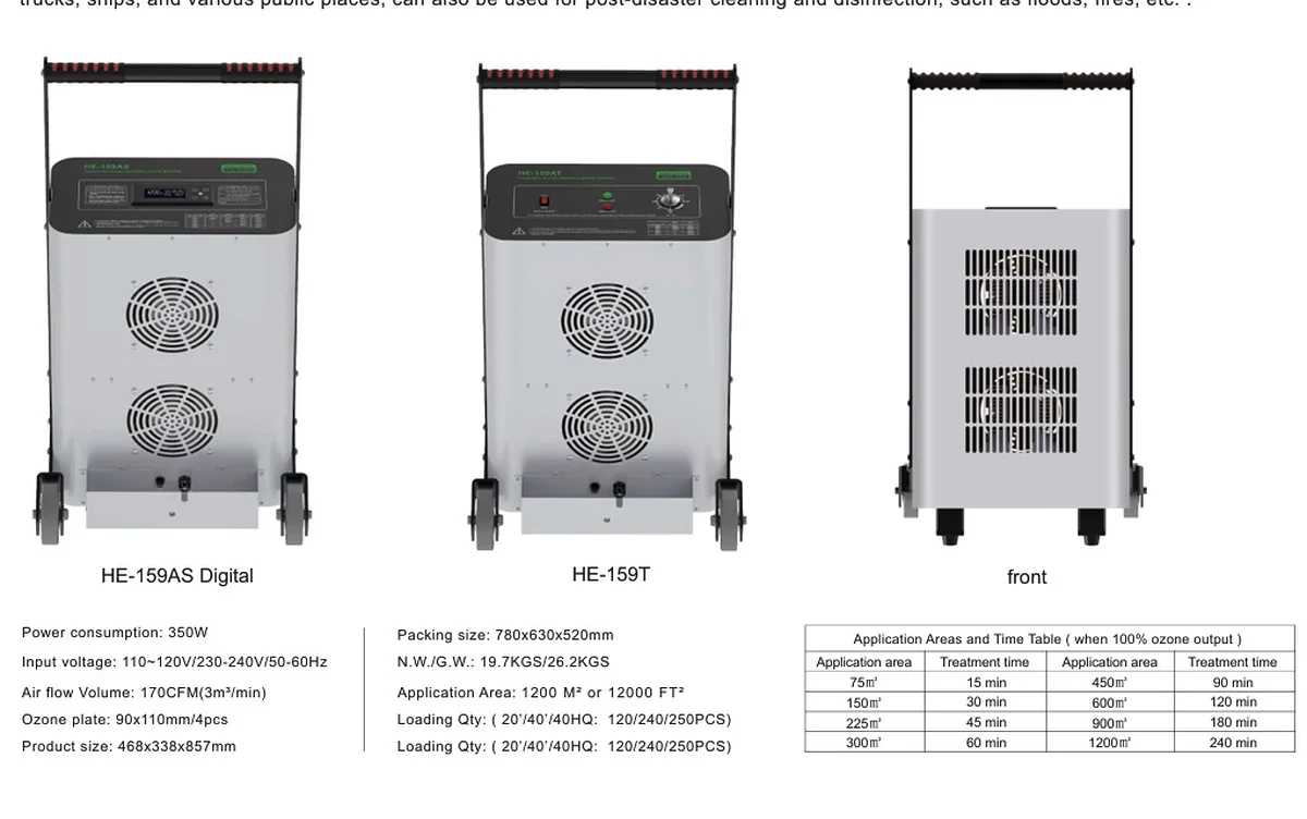 Industry digital 40G ozone generator