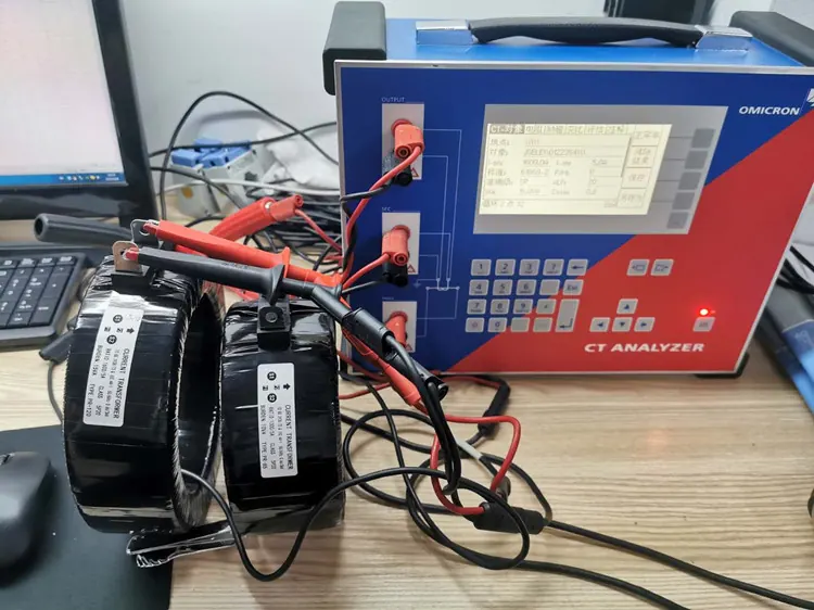 CT tester and analyzer station