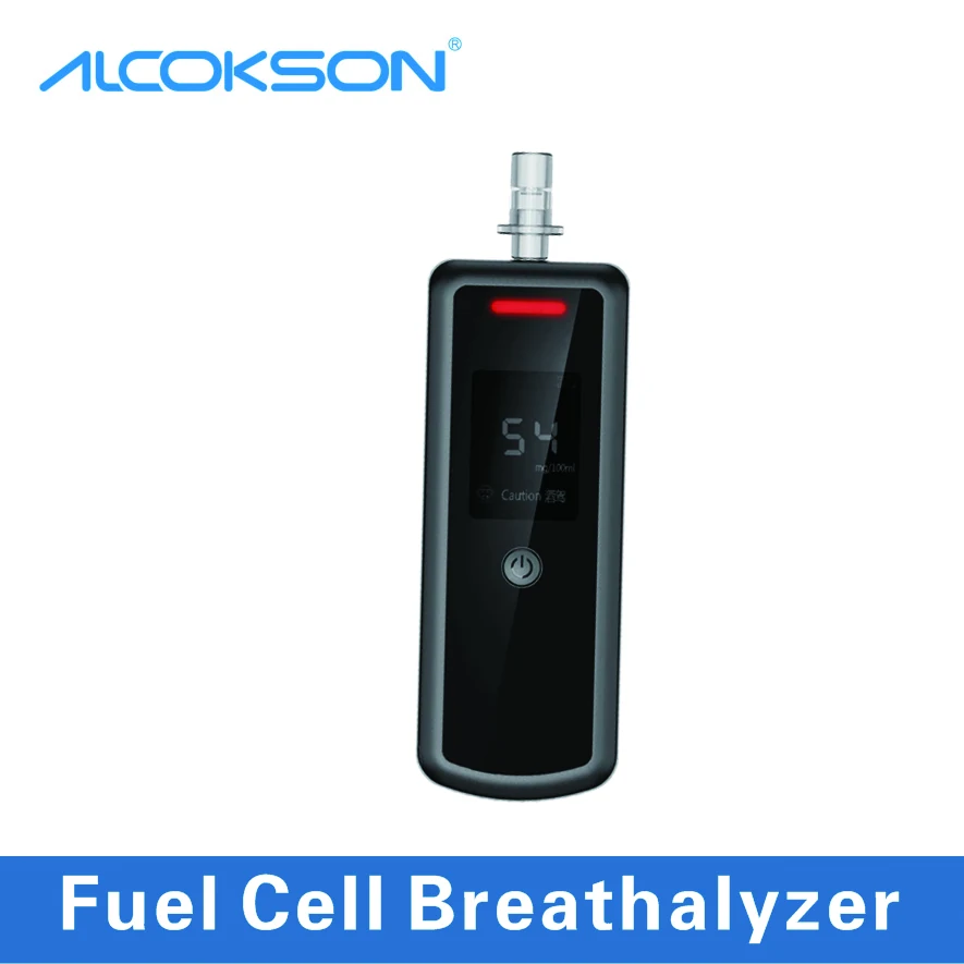 ALCOKSON breath alcohol tester with carry case for site gate screening