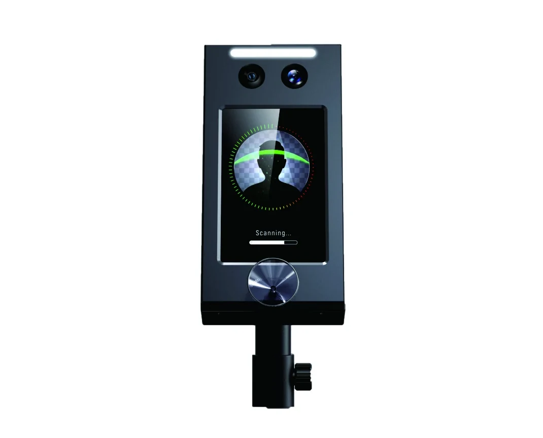 ALCOKSON ALC-607 mounted alcohol screening terminal with the scanning screen active
