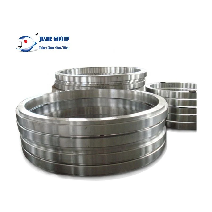 Forged stainless steel rings produced at the works