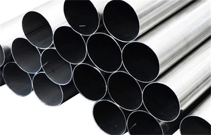 316 stainless steel pipe stock at the manufacturer warehouse