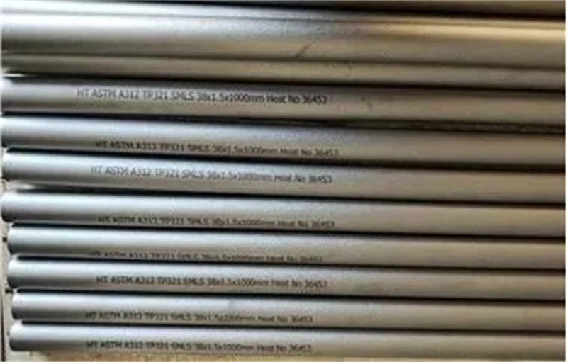 321 stainless steel pipe showing bore and outside diameter