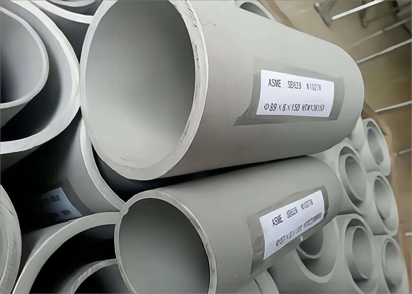 Hastelloy C-276 seamless tube lengths ready for inspection