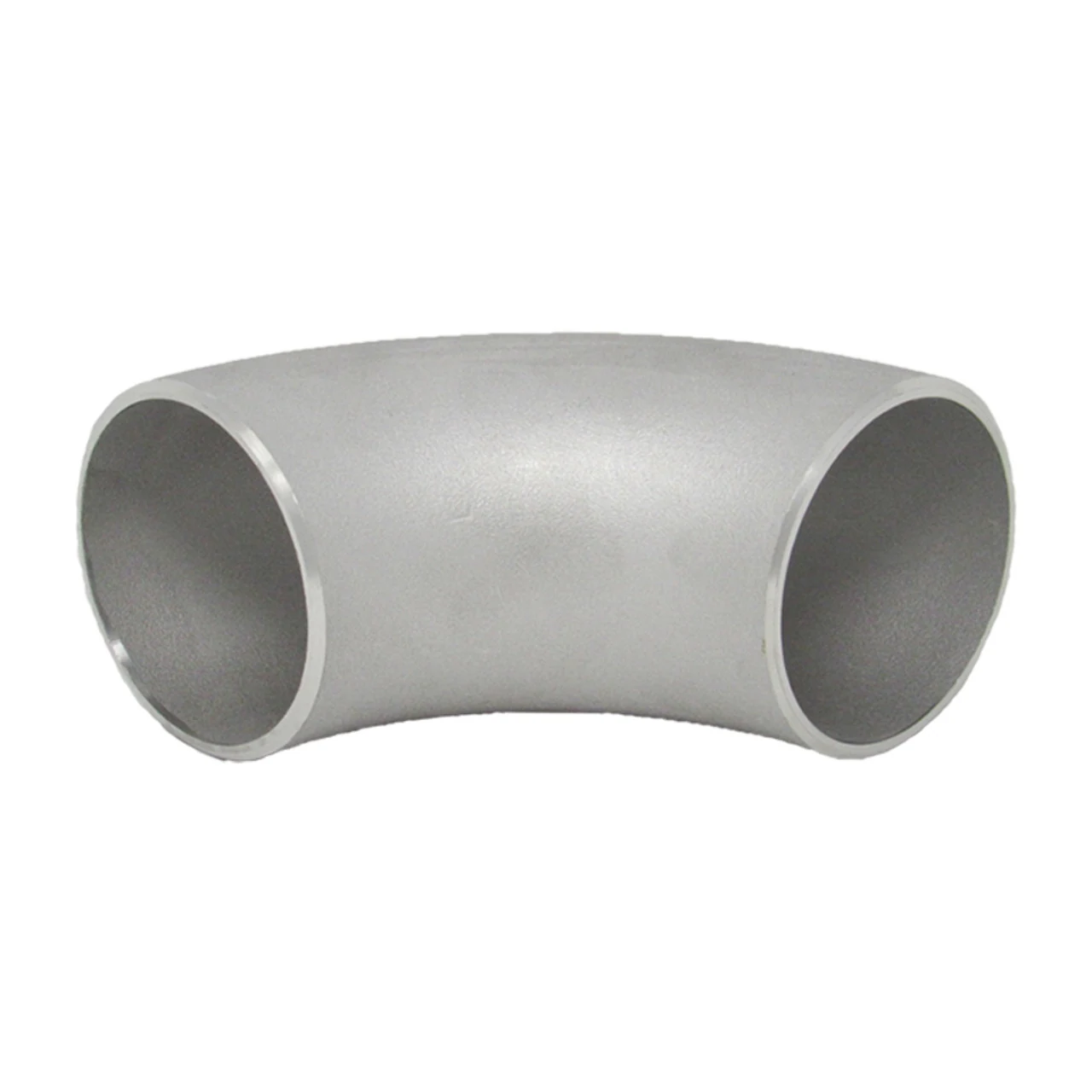 90 degree long radius stainless steel elbow with machined weld bevels