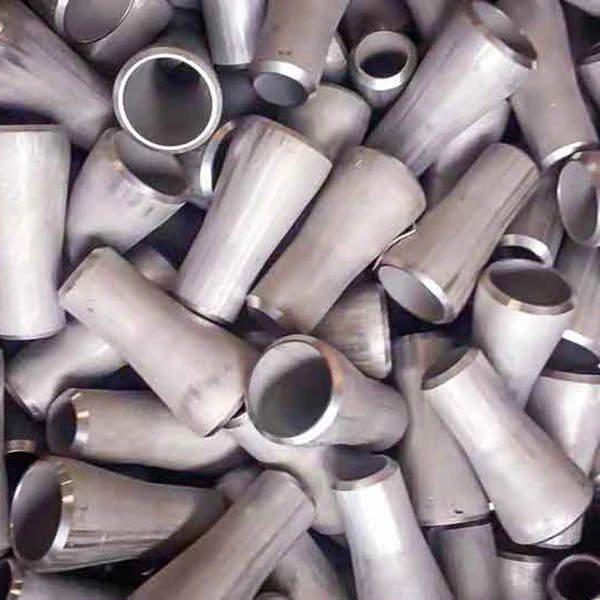 Stainless steel eccentric reducer with offset centre line