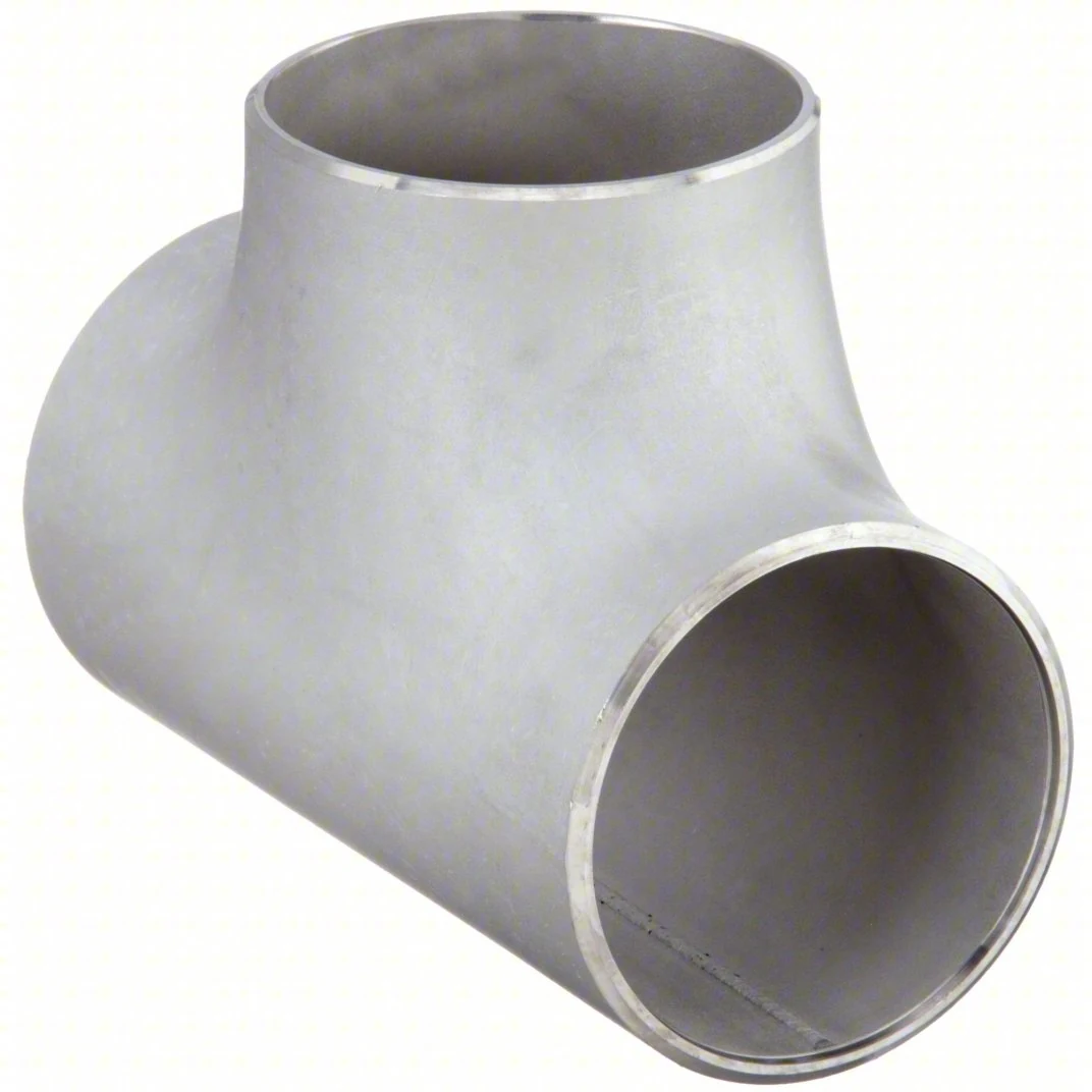 Stainless steel butt weld fitting stock arranged for dimensional inspection
